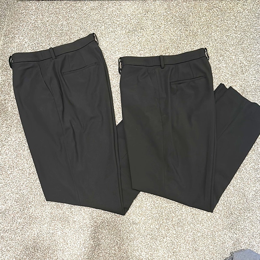 Uniqlo Black Dress Pants Classic Straight-Leg